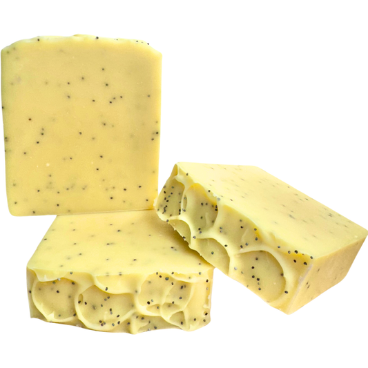 Lemon Poppyseed Goat Milk Soap Bar