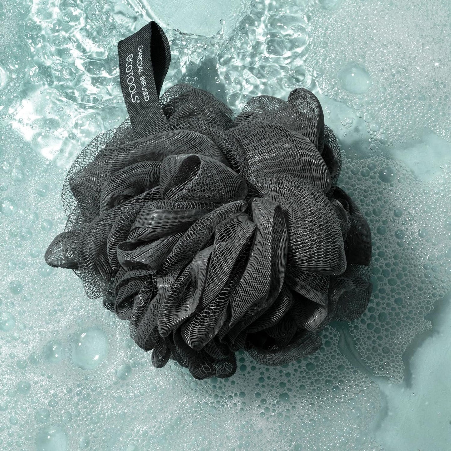 Charcoal Infused EcoPouf Loofah