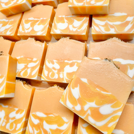 Ginger Peach Spritz Aloe Soap Bar